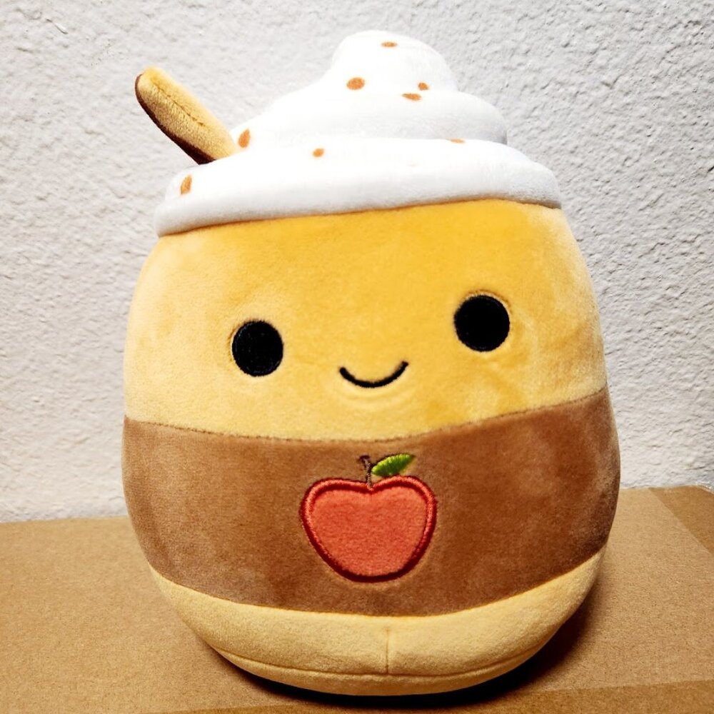 Squishmallows 7" Pommie the Apple Cider Drink Plush NEW Plushie Stuffed Animal T